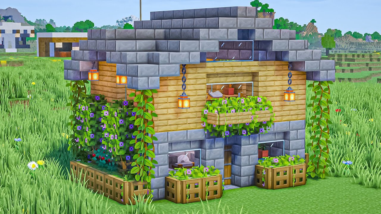 Minecraft: How to Build a Wooden House | Easy Survival House Tutorial