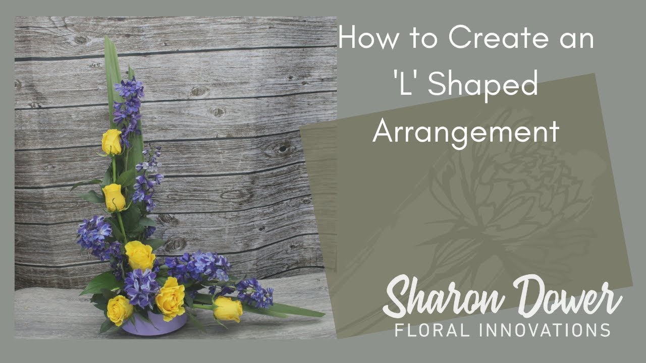 How to Make an L Shaped Flower Arrangement