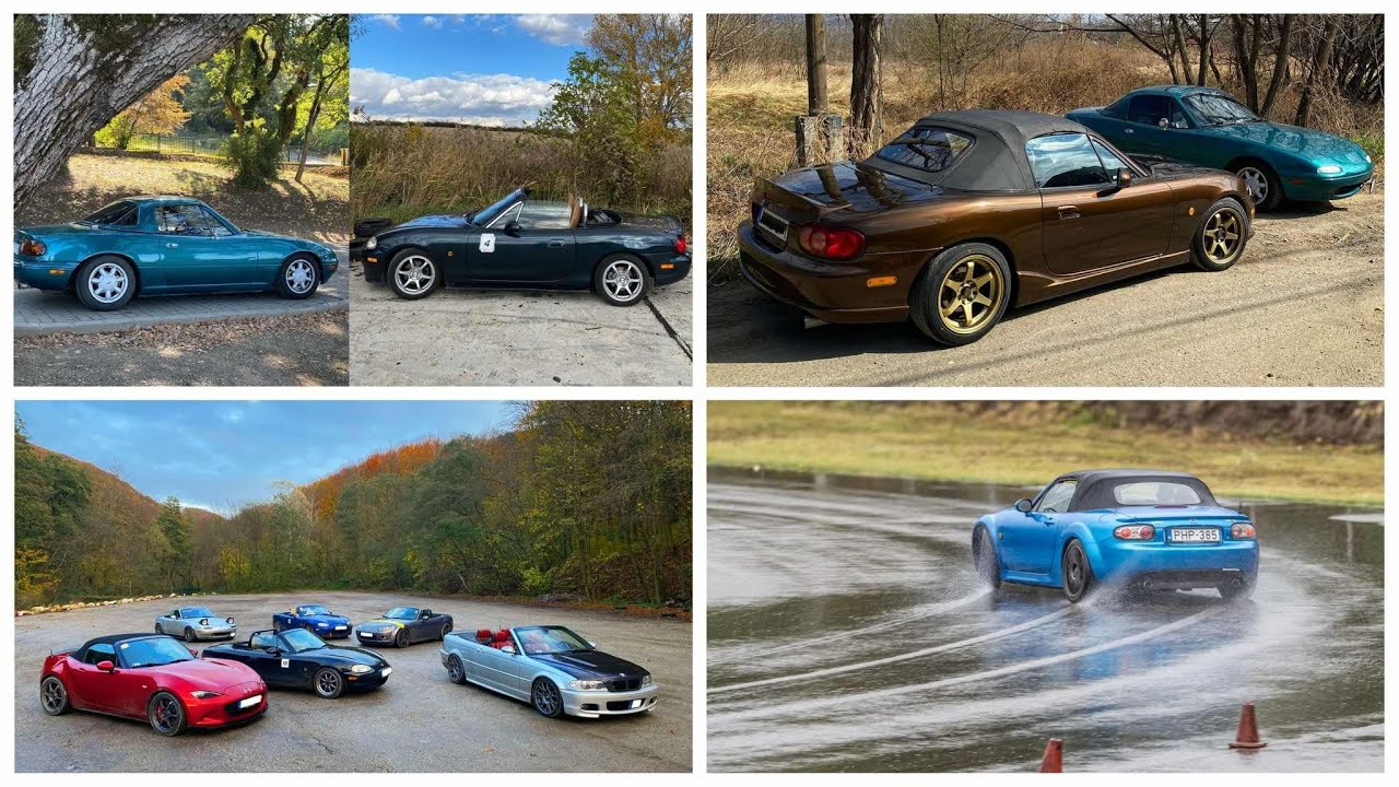 MIATA SLIDES THROUGH YEARS