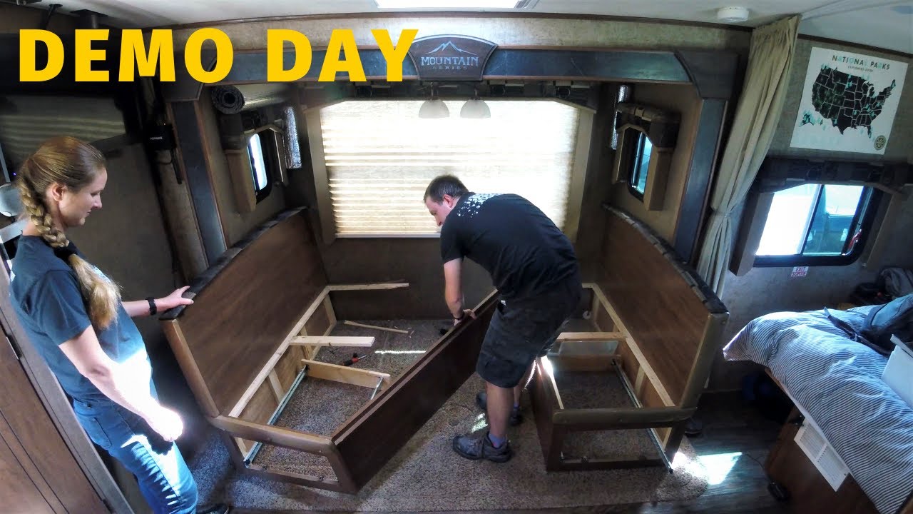 It's DEMO DAY! | RV remodel part 1