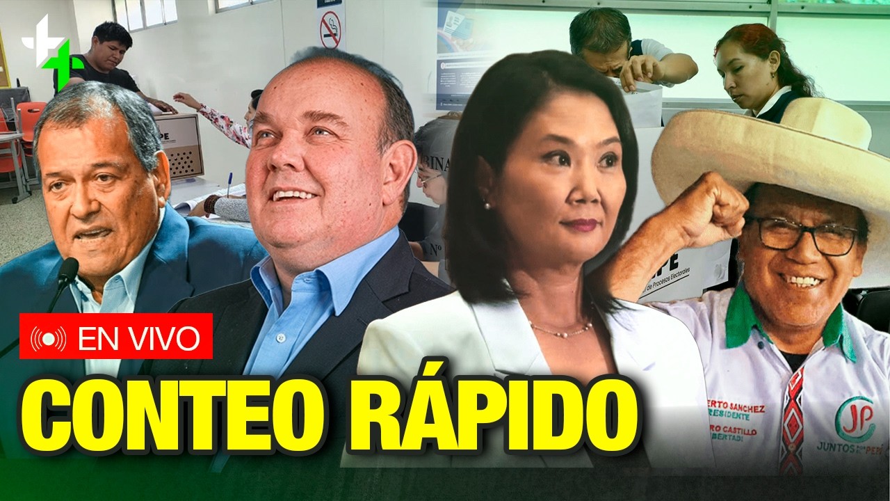 🔴 ELECCIONES PER&Uacute; 2026 EN VIVO: CONTEO R&Aacute;PIDO AL 100%