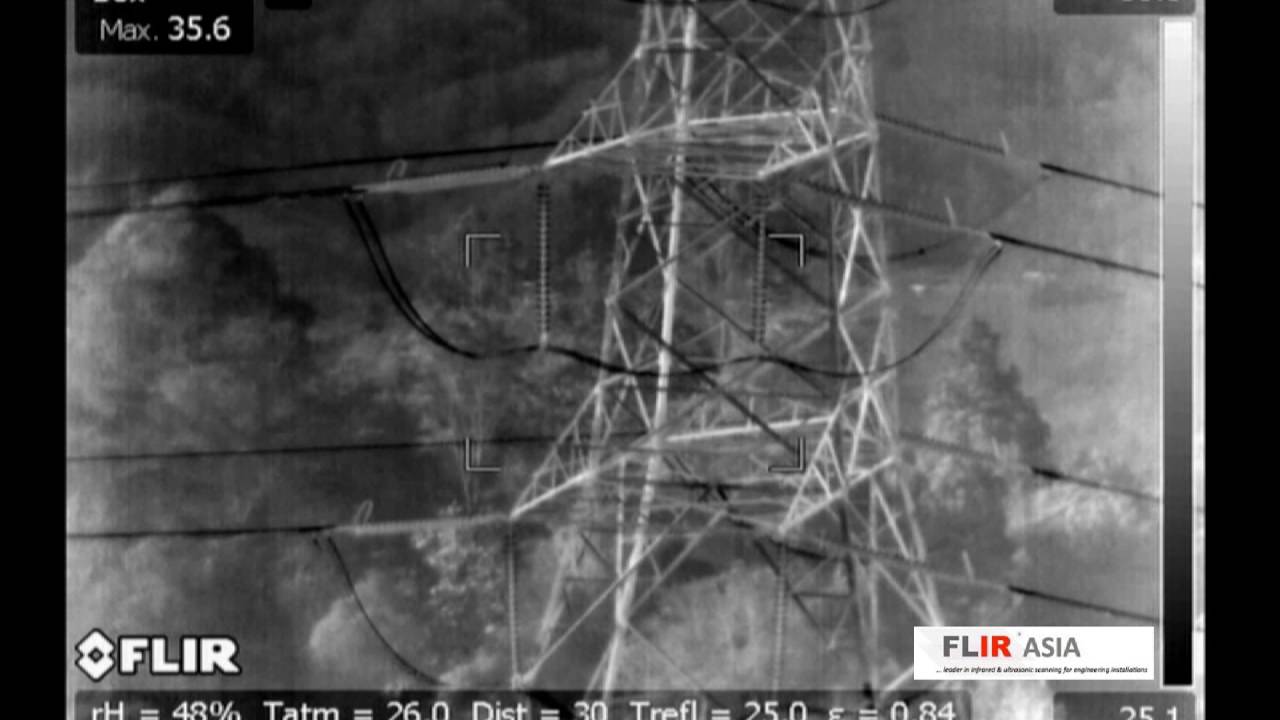 FLIR Asia - Aerial Power Line Scanning (Infrared Thermography - 132kV)