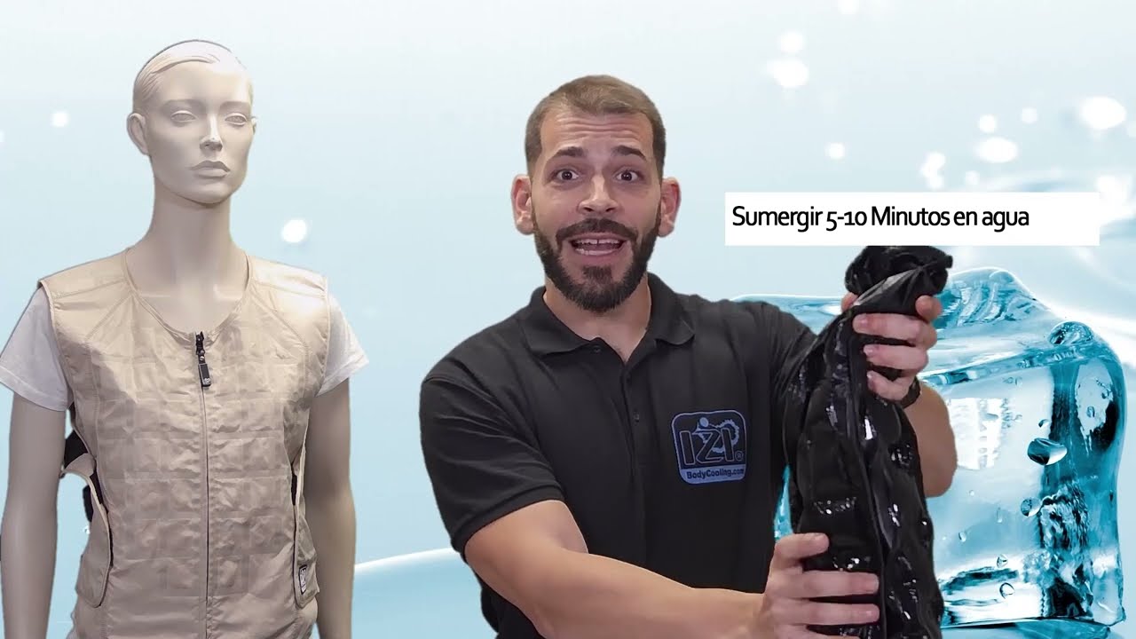 Activación del chaleco refrigerante Hydrogel de IZIBodycooling.com