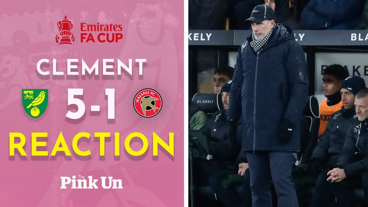 Реакция Филиппа Клемана | &laquo;Норвич Сити&raquo; 5:1 &laquo;Уолсолл&raquo; | The Pink Un