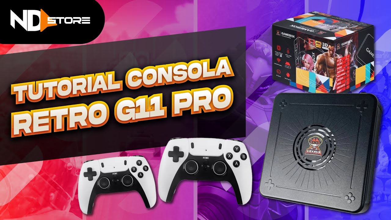 ✅ CONSOLA RETRO G11 PRO | ¡Tutorial COMPLETO + UNBOXING + 41,000 Juegos Retro Playstation + TV BOX!!