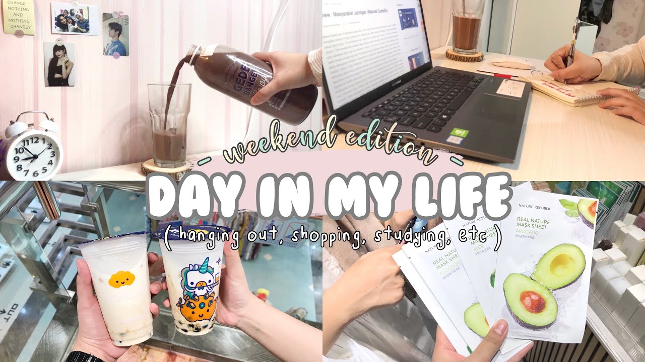 day in my life ep. 5 (weekend edition) 🌞 | hanging out, shopping, studying etc | Indonesia