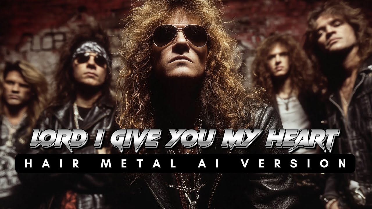 Lord I Give You My Heart – 90’s Hair Metal Version (AI Worship)