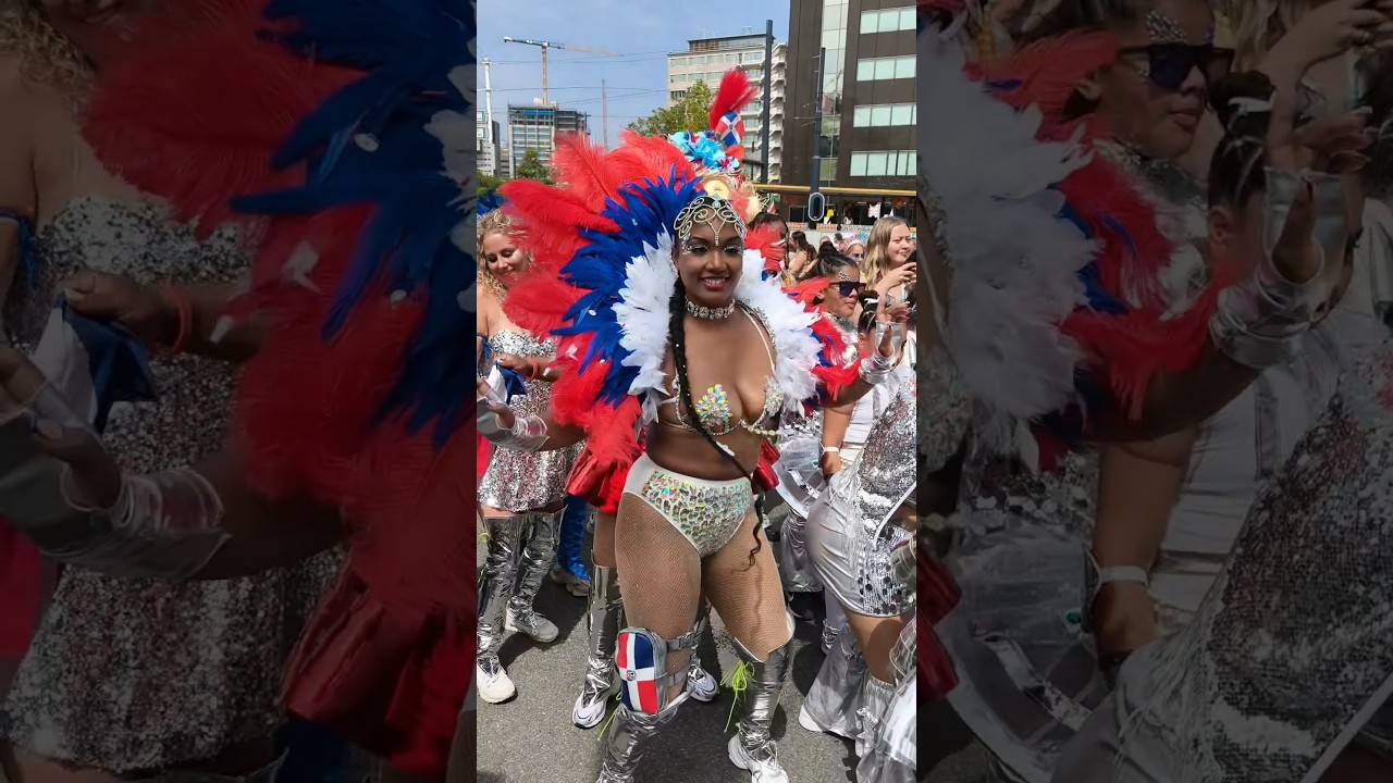 🔥 Latin carnival vibes in Rotterdam!#carnival #rotterdam #dance #carnaval #latin #2025 #shorts
