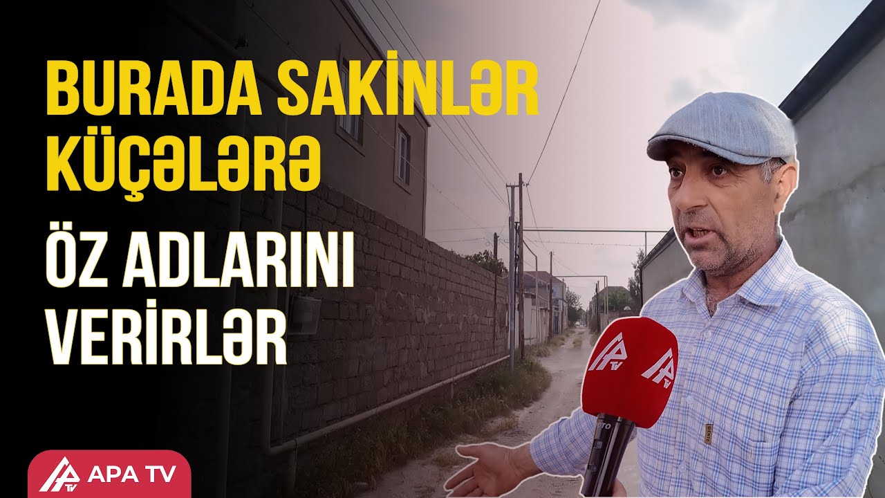 Hövsan sakinləri qaranlıq və adsız küçələrdən şikayətçidir – APA TV