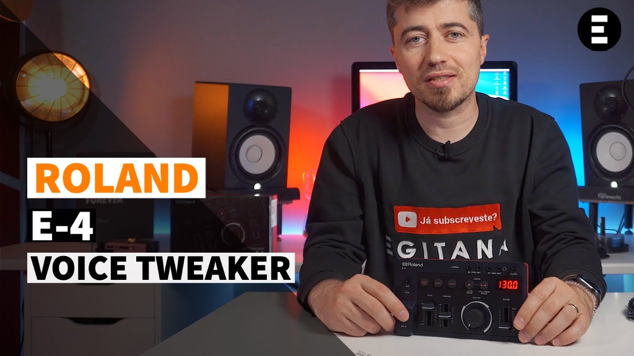 Tens de conhecer o NOVO ROLAND E4 voice tweaker - processador de voz | EGITANA.pt