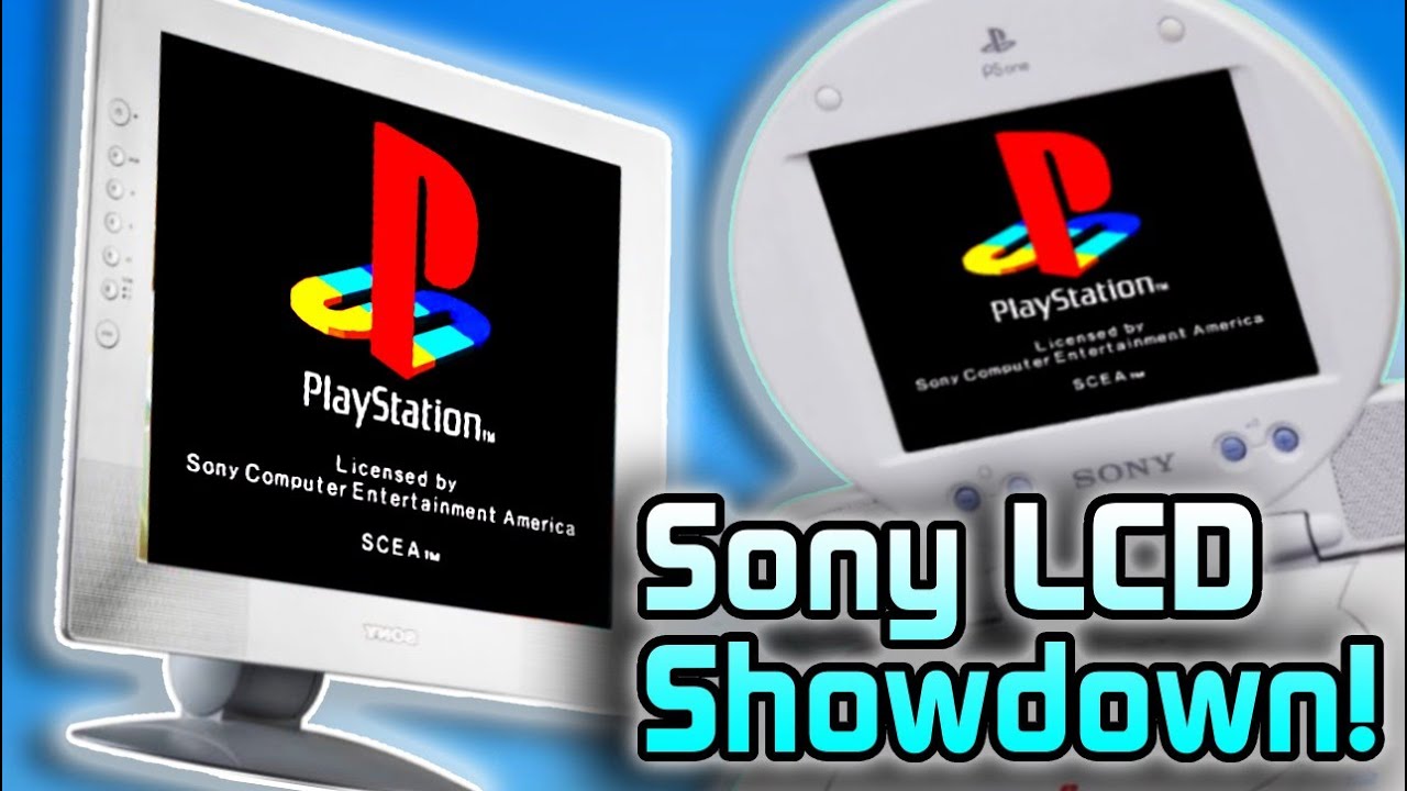 PSOne LCD Screen vs Sony SDM-X72 LCD Screen for Retrogaming