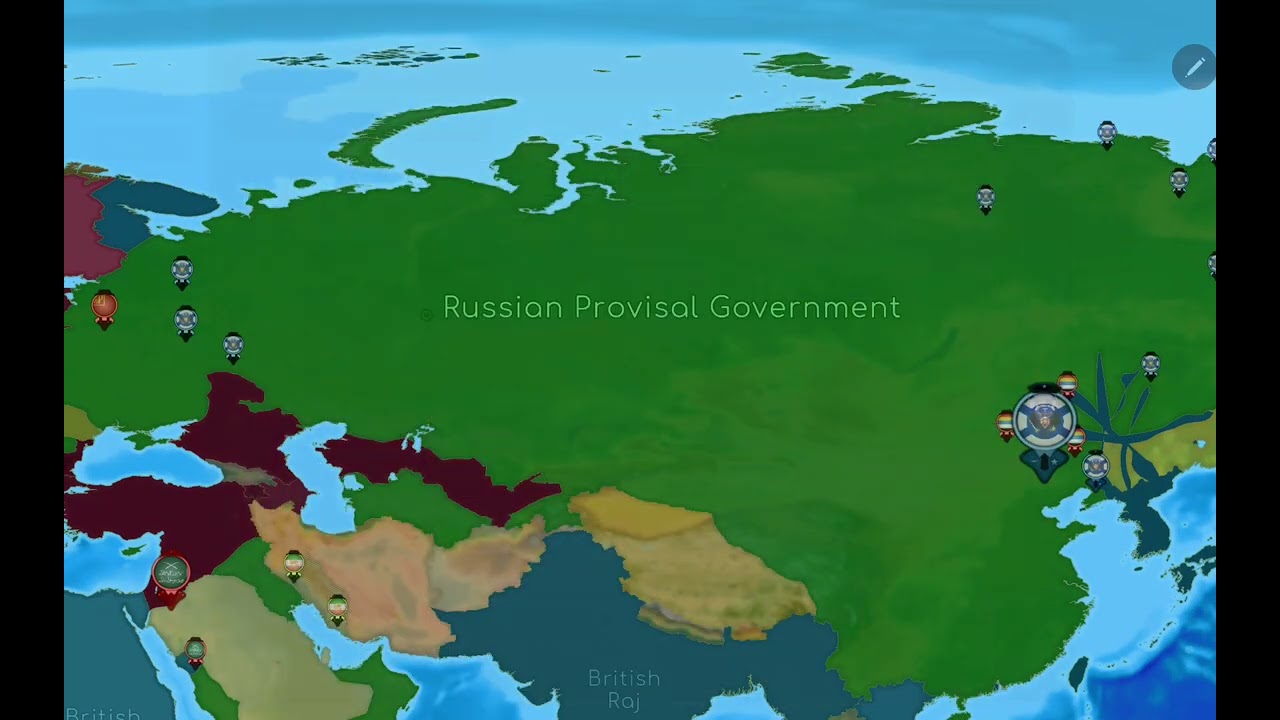 Creating new Russian Empire in dummynation Russian Civil War mod