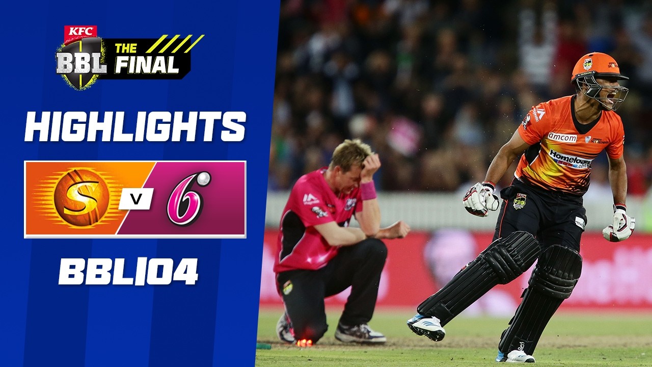 BBL Final, Scorchers v Sixers, match highlights