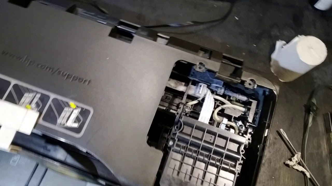 HP 7110  сбой системы чернил, диагностика, вывод отработки