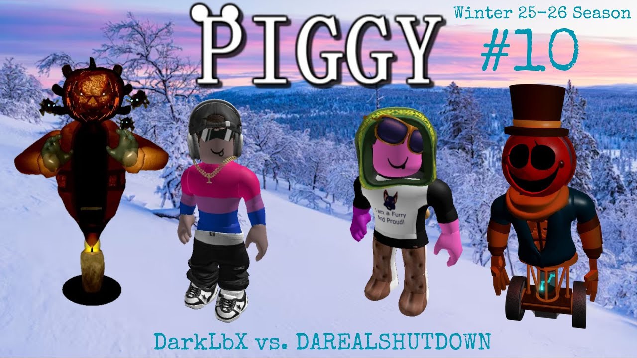 Piggy 1v1s: DarkLbX vs. DAREALSHUTDOWN - Season 2: Winter 25-26 (Part X)
