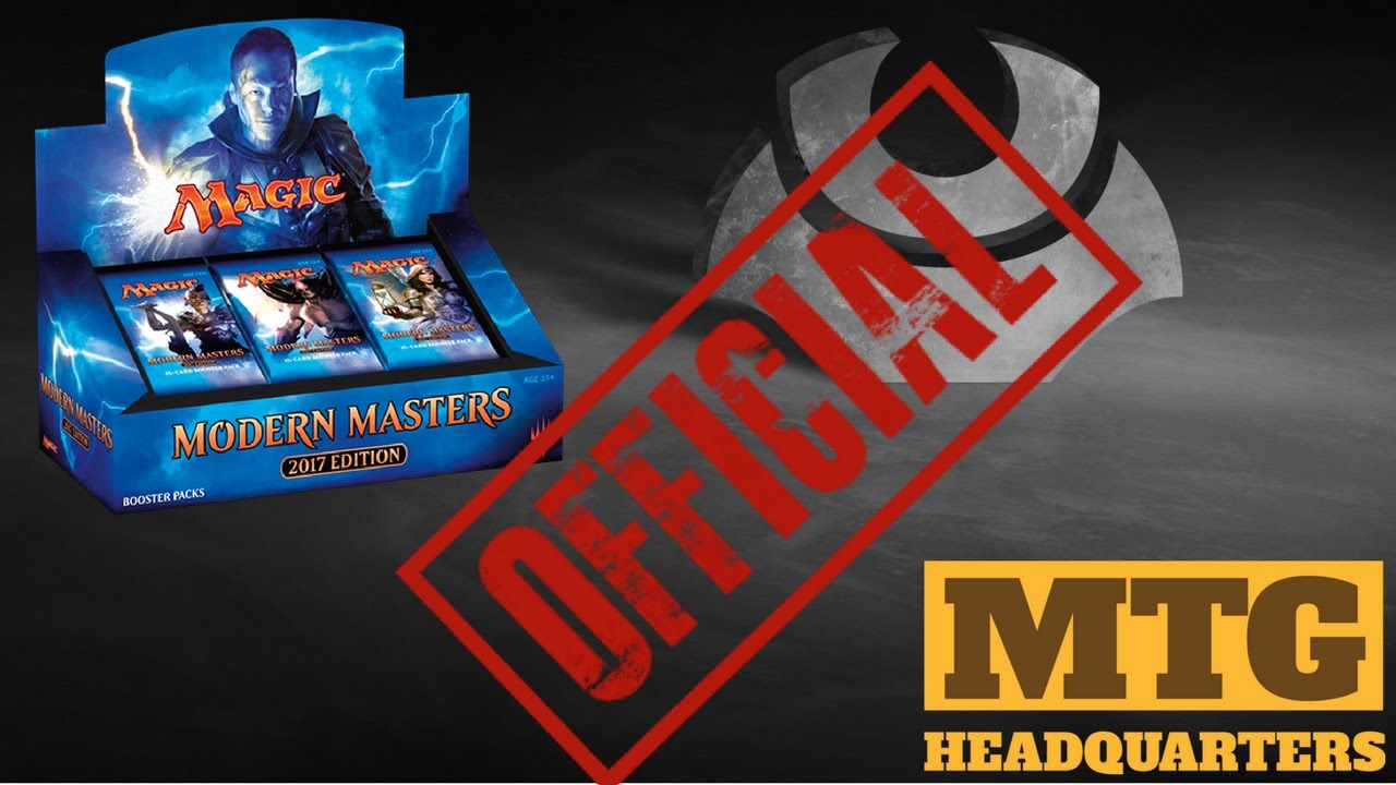 Official Modern Masters 2017 Booster Box! ZOIKS!