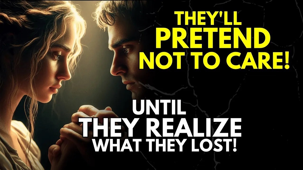 They'll Pretend Not to Care… Until They Realize What They Lost   Stoicism