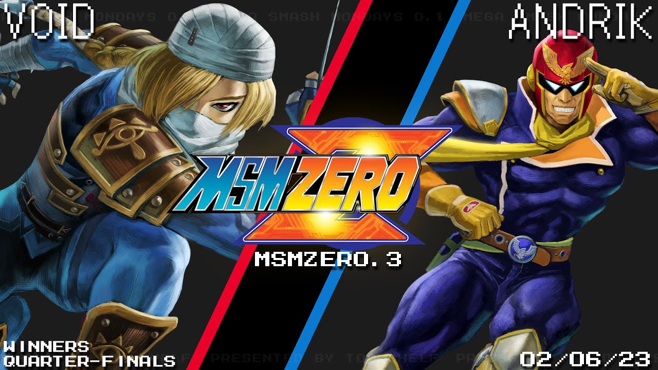 MSM:ZERO.3 - VoiD (Sheik) Vs. Andrik (Captain Falcon) - SSBU - Winners Quarters