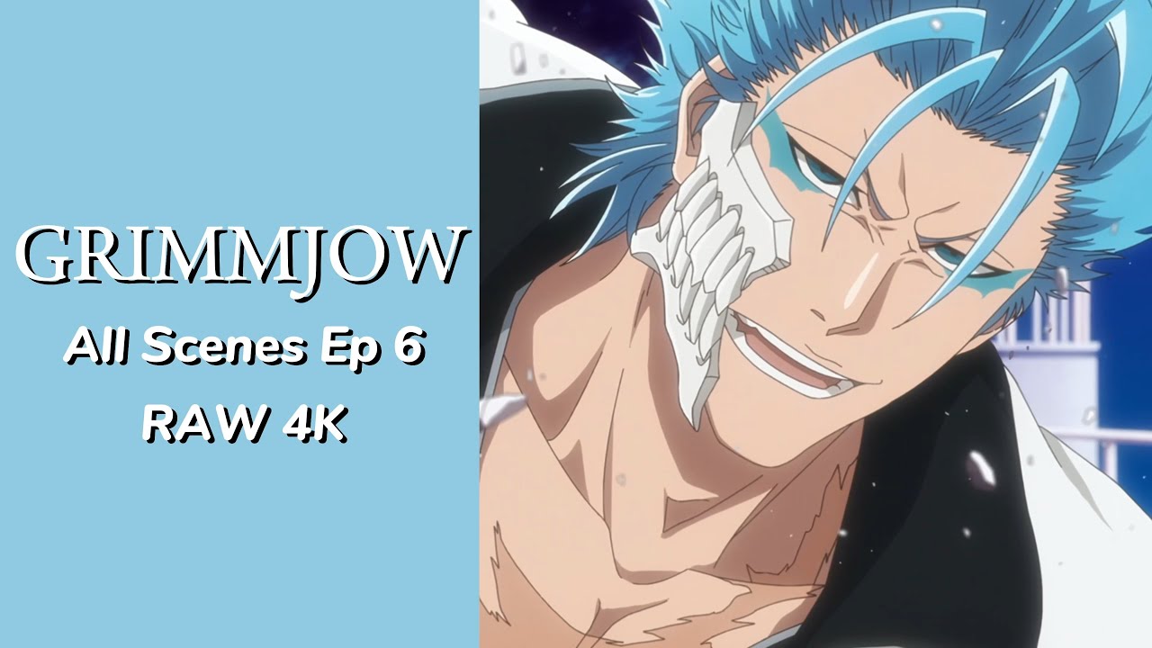 Grimmjow All Scenes Ep 6 Part 3 | 4K RAW