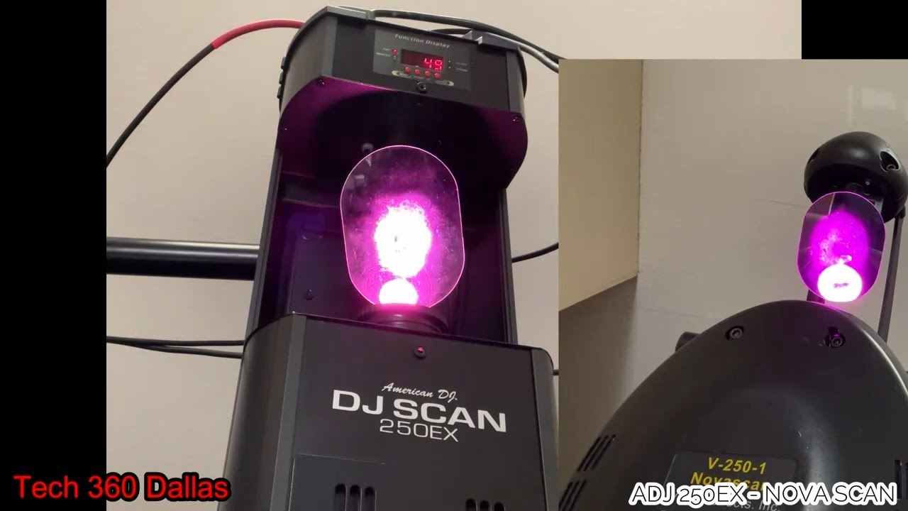 ADJ 250EX  VS  NOVASCAN V 250 1