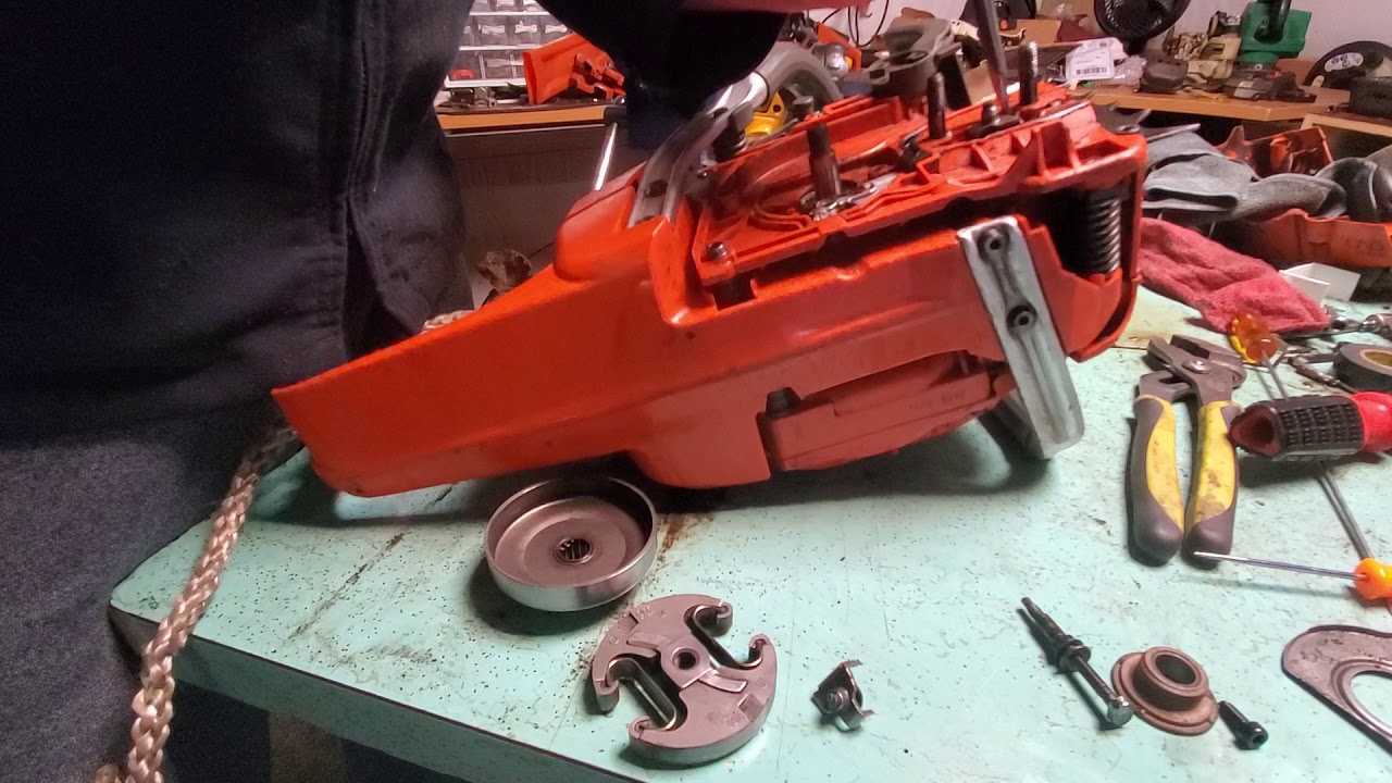 Replacing Chain Tensioner Husqvarna Chainsaw 350