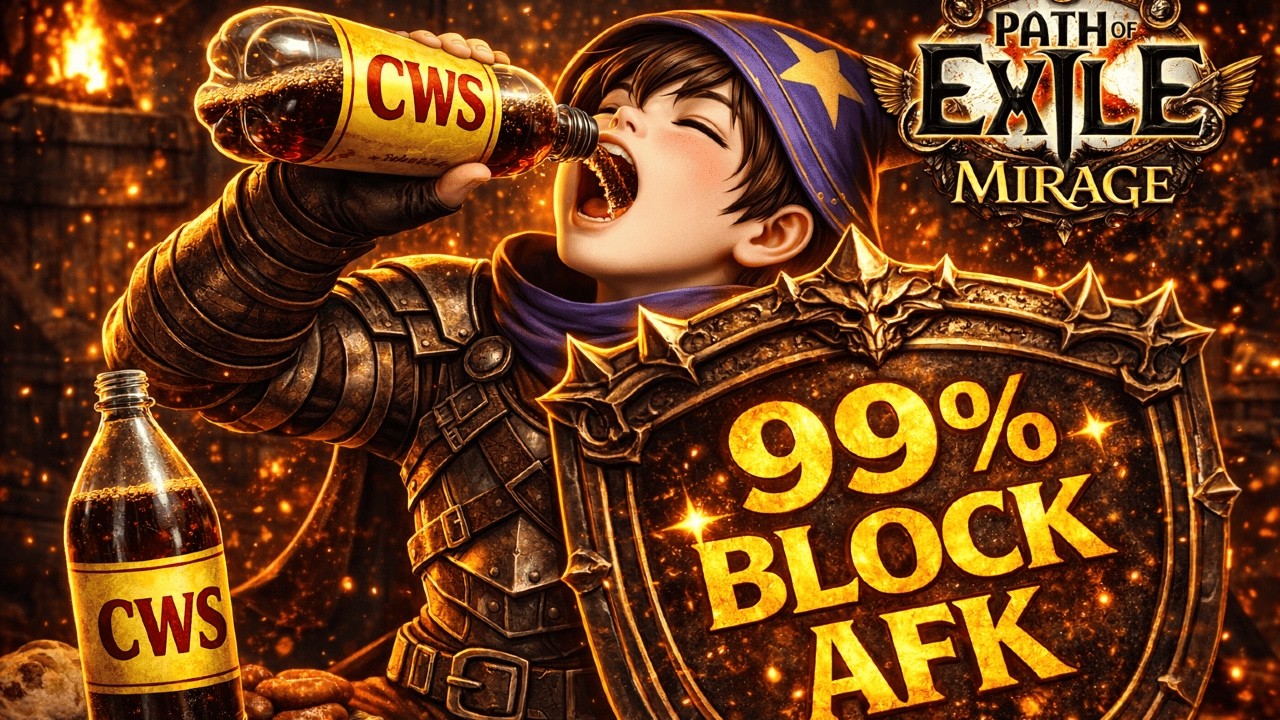 Build Diary - Grueling Gauntlet CWS Gladiator 3.28 Path of Exile: Mirage | 99% BLOCK AFK 13 WAVES