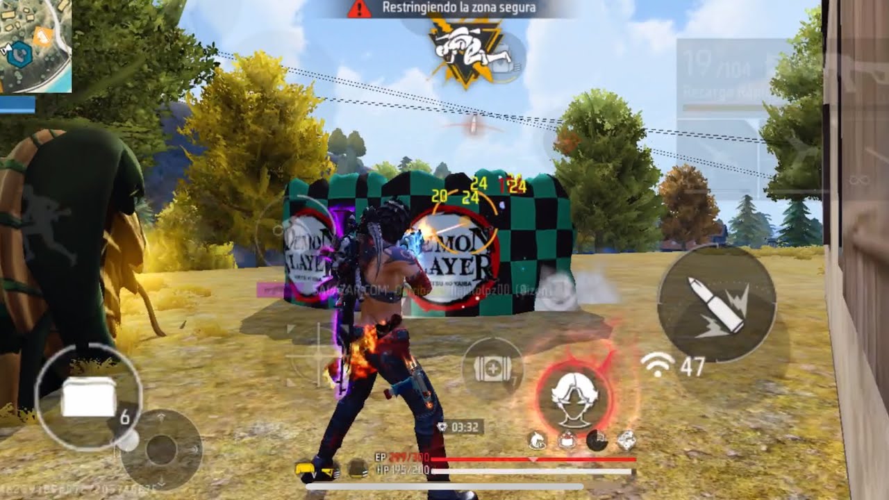 ASÍ ES JUGAR FREE FIRE EN IPHONE 12 NORMAL