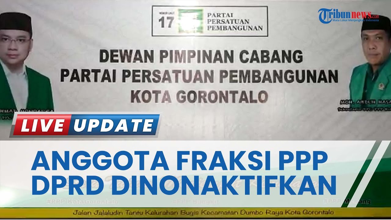 DPC PPP Kota Gorontalo Memanas Karena Isu Dualisme, Berakhir Nonaktifkan 1 Anggota Partai