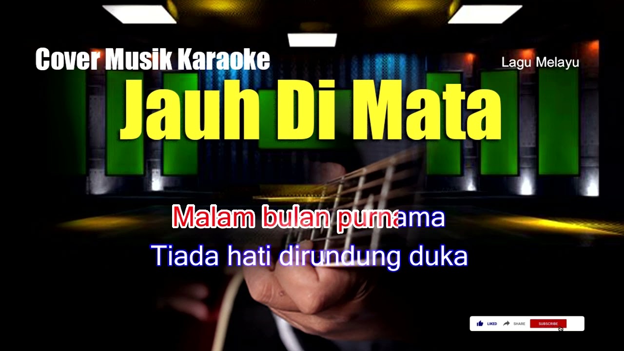 Langgam Melayu - JAUH DIMATA - Ahmad Jais - Cover Musik Karaoke