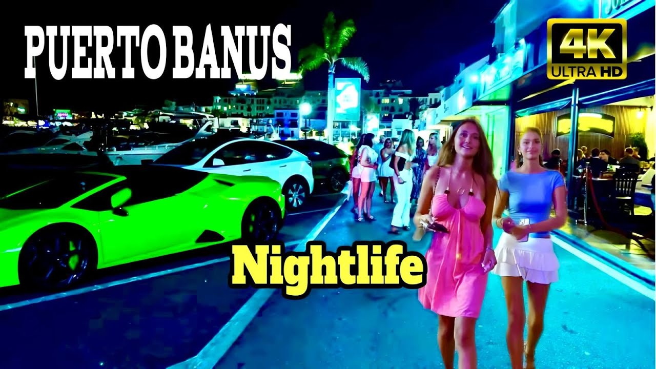 PUERTO BANUS NIGHTLIFE SUMMER 2024 | MARBELLA SPAIN  [4K]