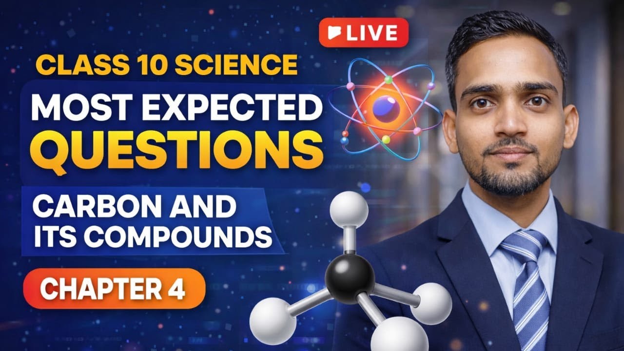 Class 10 Carbon and Its Compounds 🔥 Most Important Questions | Chapter 4 #cbseclass10