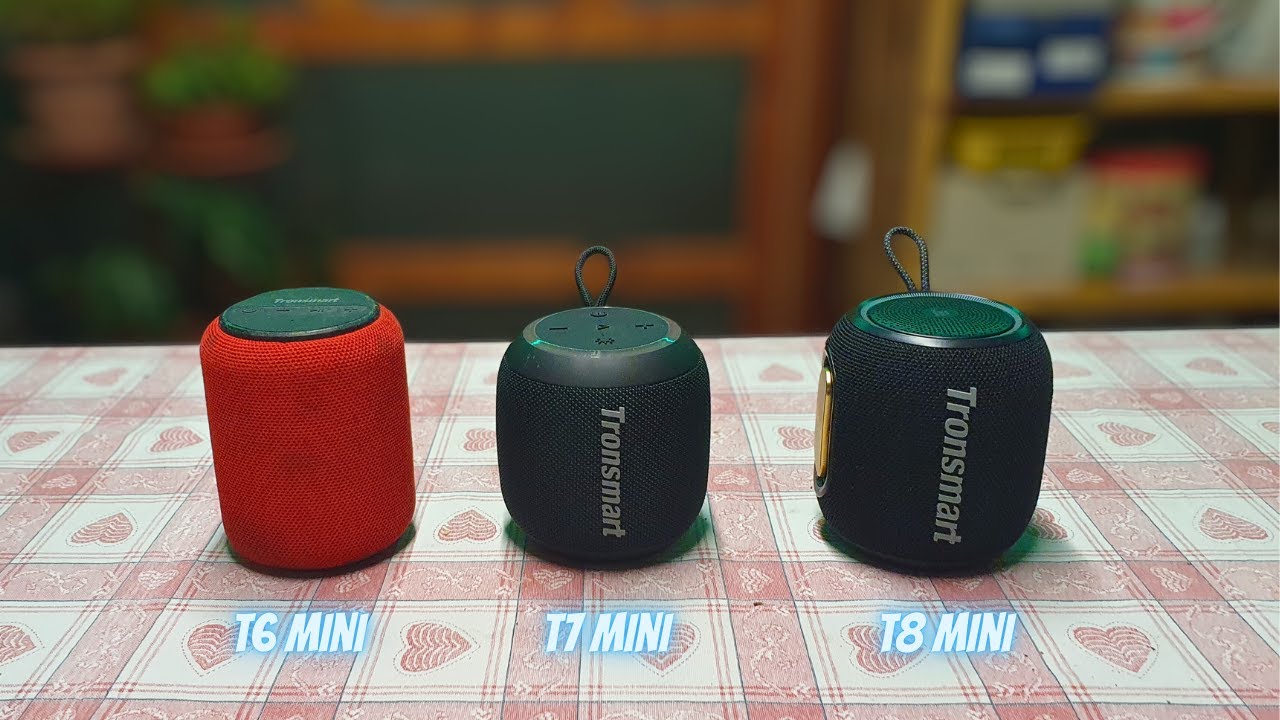Tronsmart T6 Mini, T7 Mini и T8 Mini (Аудиотест, громкость 50–100%)
