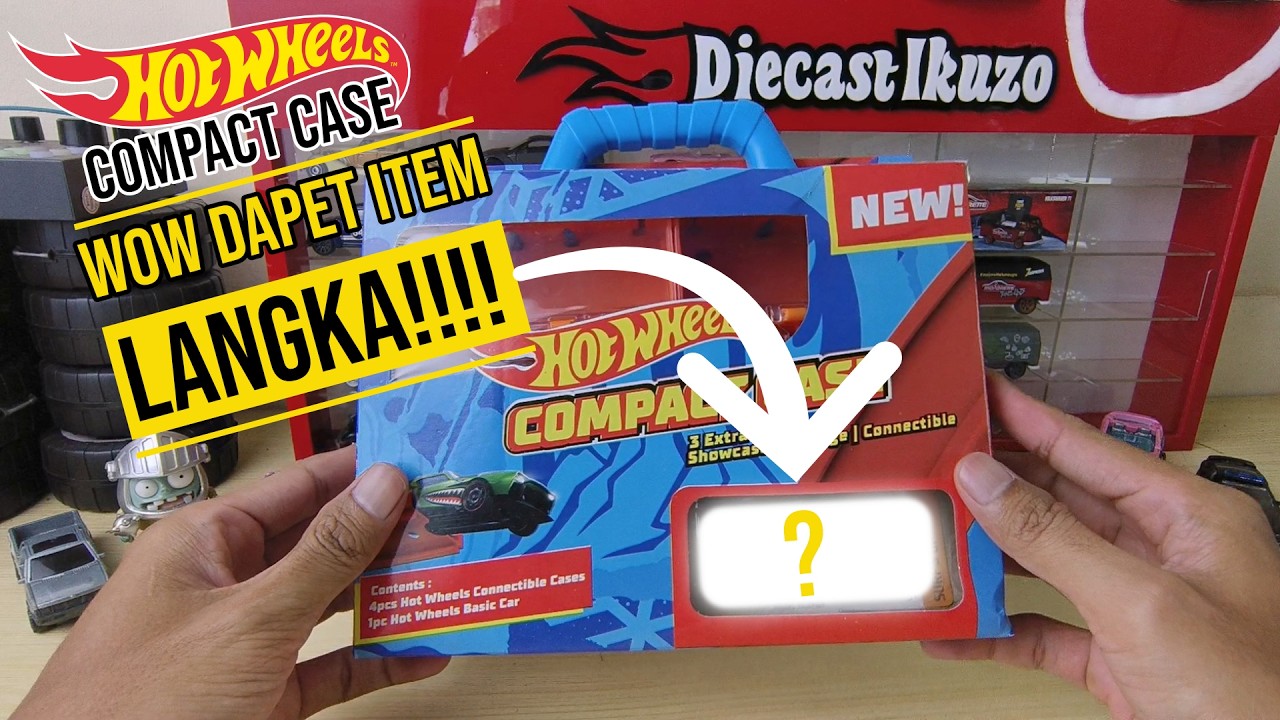 Unboxing Hot Wheels Compact Case - Dapat Bonus VW Kool Kombi Langka