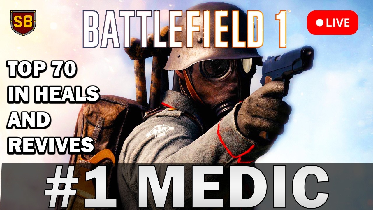 Battlefield 1 Operations as Medic | BF1 Live | March 8, 2026