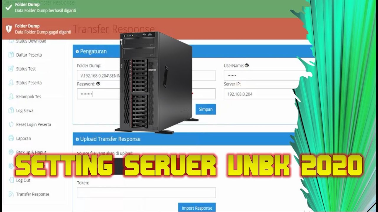 TAHAPAN SETTING SERVER UNBK || UJIAN NASIONAL BERBASIS KOMPUTER