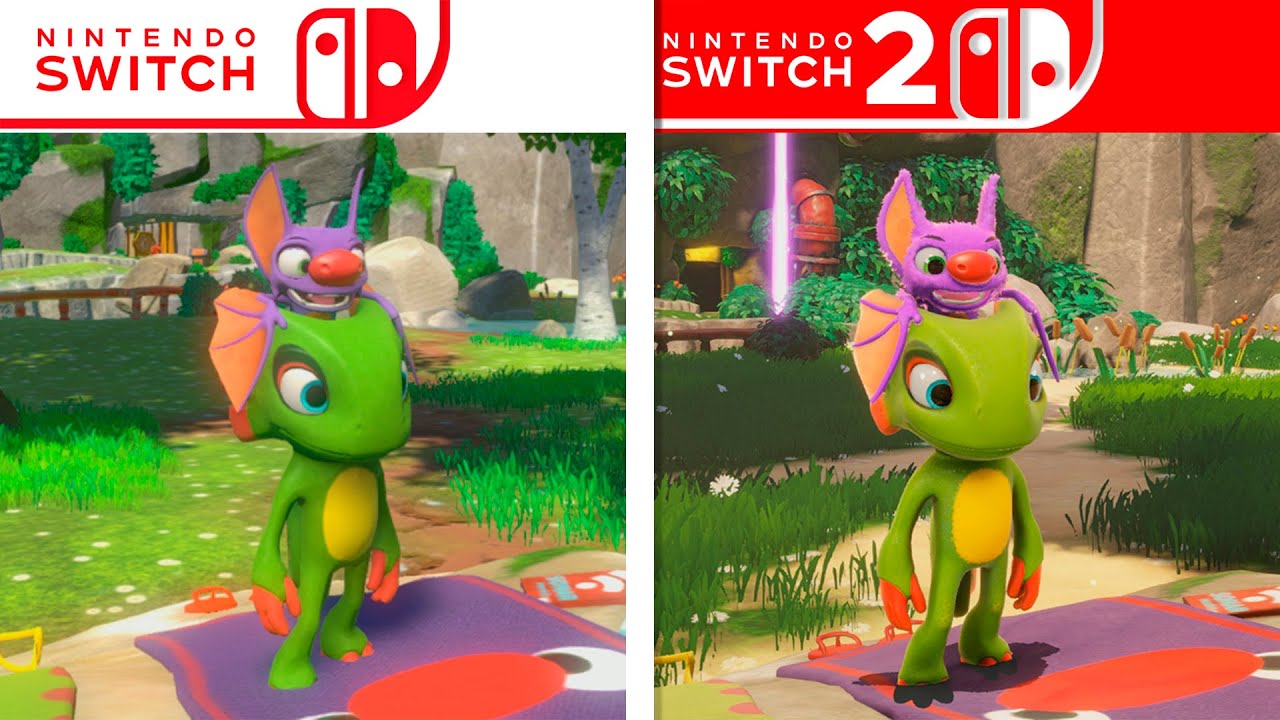 Yooka-Replaylee | Switch 2 vs Switch | Visual Upgrade Breakdown