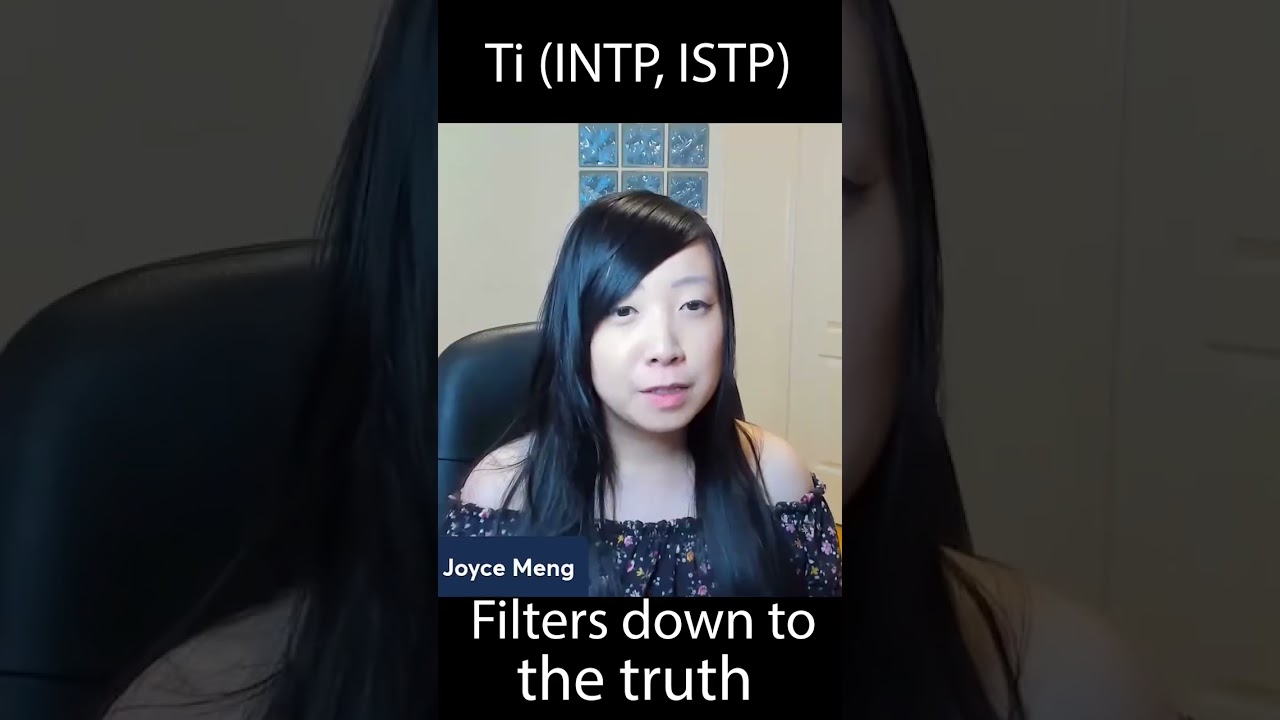 INTP ISTP: Ti is a No Machine