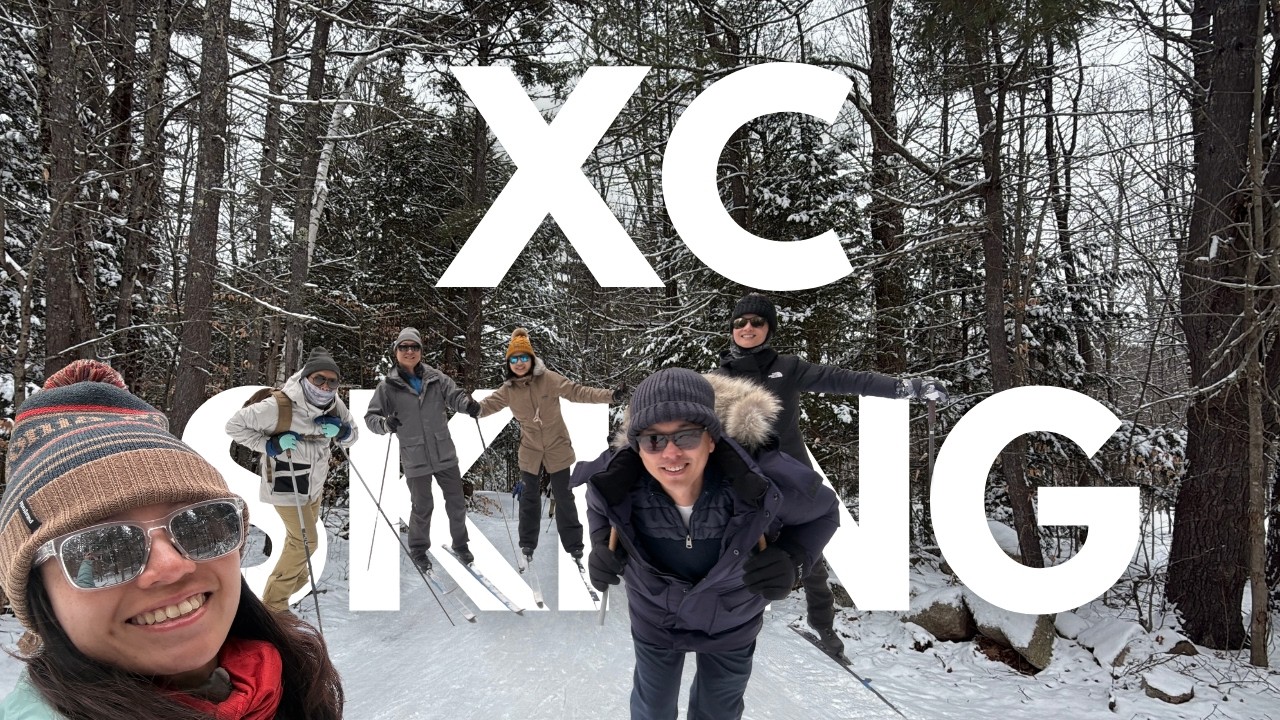 【越野滑雪初體驗 First time XC Skiing】摔到懷疑人生； 平衡感怎麼可以這麼爛
