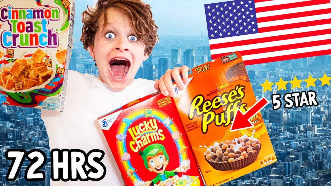 EATING AMERICAN CEREAL FOR 72HRS w/The Norris Nuts