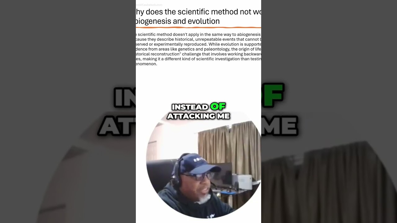 Evolution & Abiogenesis: The Science vs. Belief Debate 