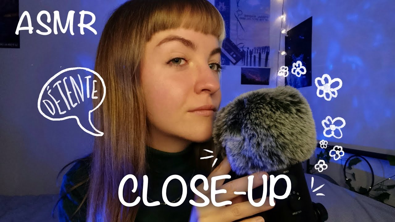 ASMR | Chuchotements en close-up super proche du micro 💤
