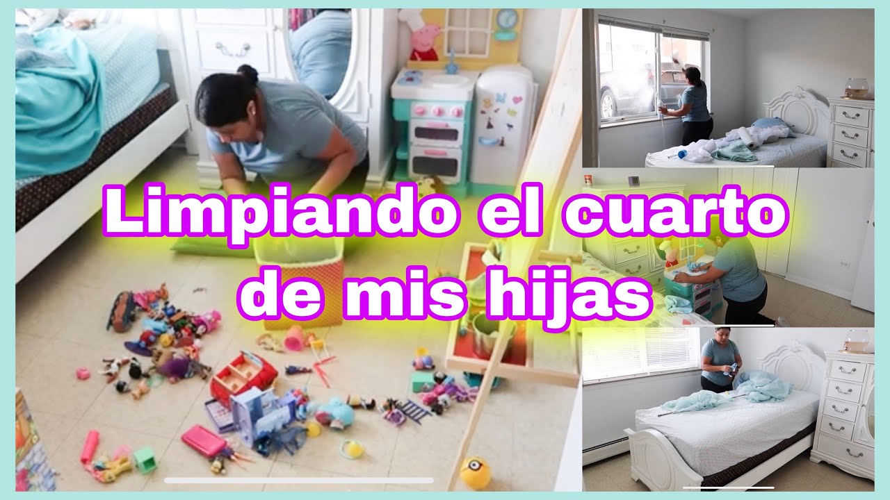 LIMPIA CONMIGO // LIMPIANDO EL CUARTO DE MIS HIJAS // LIMPIEZA PROFUNDA