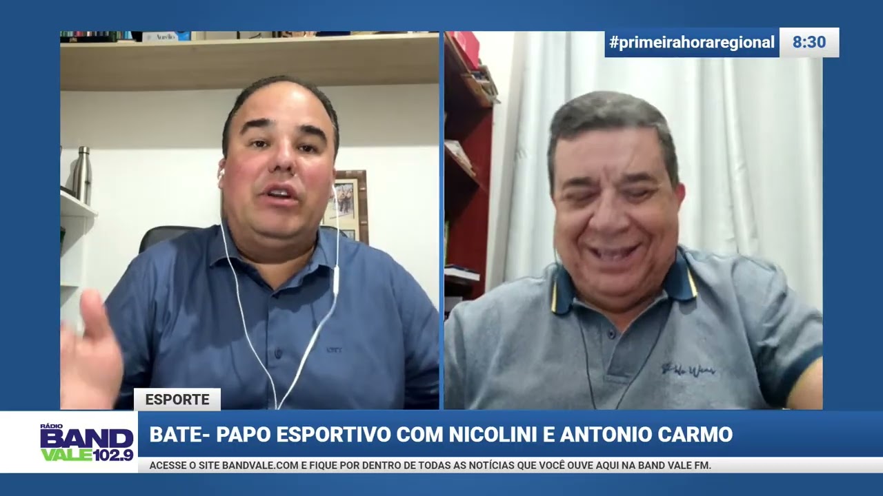 Bate-papo esportivo com Nicolini e Antonio Carmo - 24 de fevereiro de 2026