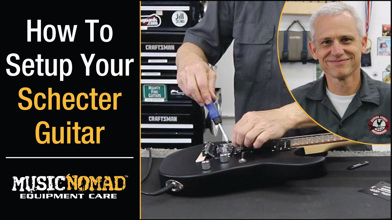 SCHECTER GUITAR: How to Setup Your Electric Guitar with a Floyd Rose Tremolo, Step-by-Step