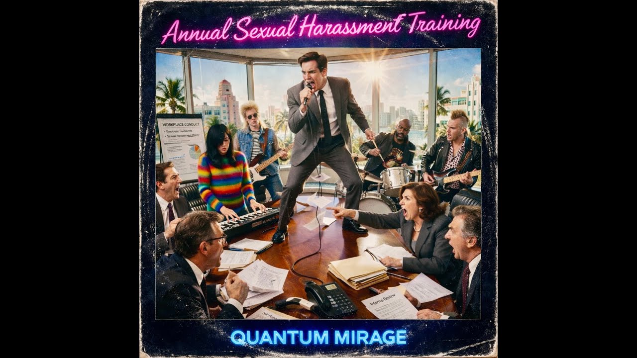 Annual Sexual Harassment Training-Quantum Mirage (1985, 80’s New Wave Parody)