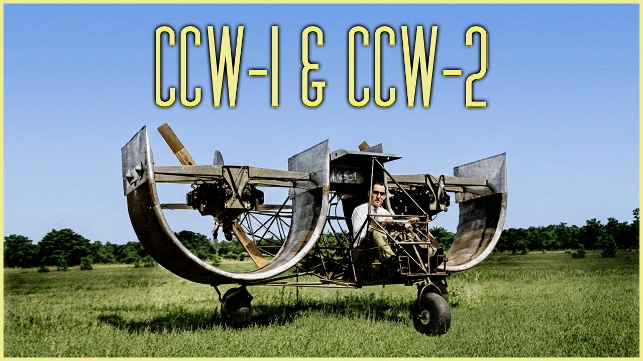 Custer CCW-1 & CCW-2: Willard Custer's Radical Channel Wing Aviation Experiment