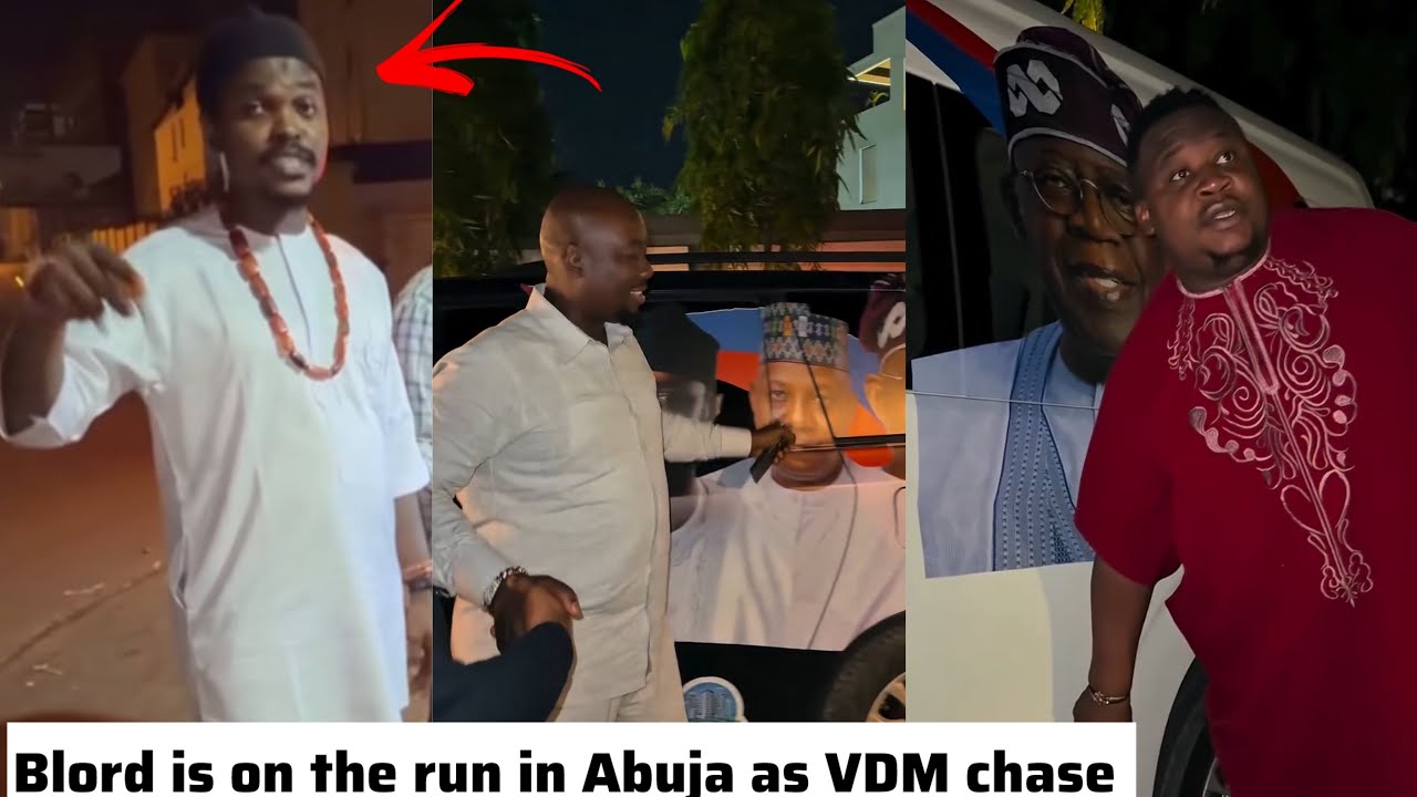 Davido Bestie Cubana Chief priest and Obi Cubana Hawk Tinubu & Blord run from Verydarkman in Abuja