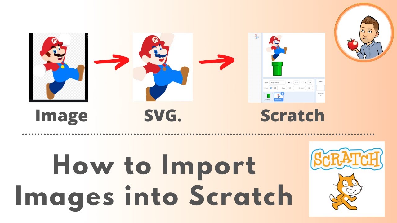 Как импортировать изображения в Scratch — спрайты