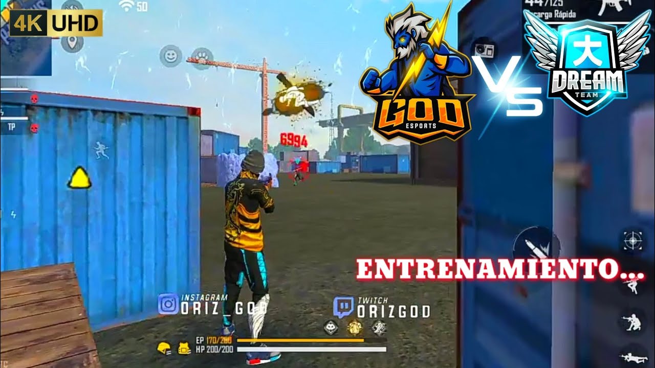 🔥GOD ESPORTS vs DREAM VR' | 4 vs 4 | 🔵 KENG LEE , PARAWHY & ORÍZ!! ( PROBANDO EQUIPO ) *PC vs PC*🔴