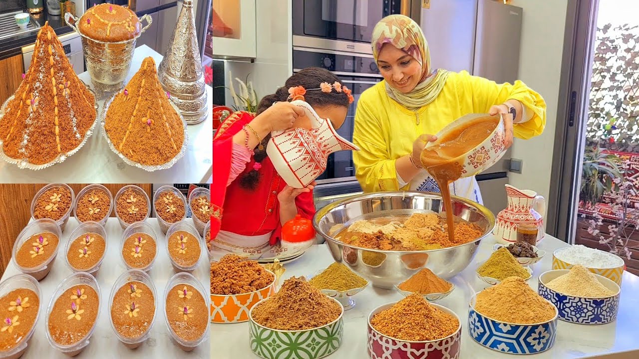 حتى دار مكيخطها جديد  سفوف أو سلو 2 أنواع معلك كمية كثيرة اقتصادي وصحي بدون سكر تحضيرات رمضان 2025